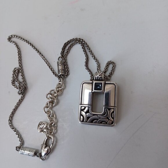 Brighton Pendant Necklace Silver Bloc Haus Crystal Jeweled Pendant with Chain - Picture 4 of 14
